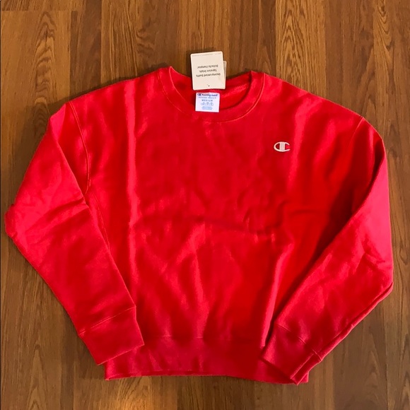Champion Red Sweatshirt NWT - Picture 2 of 5